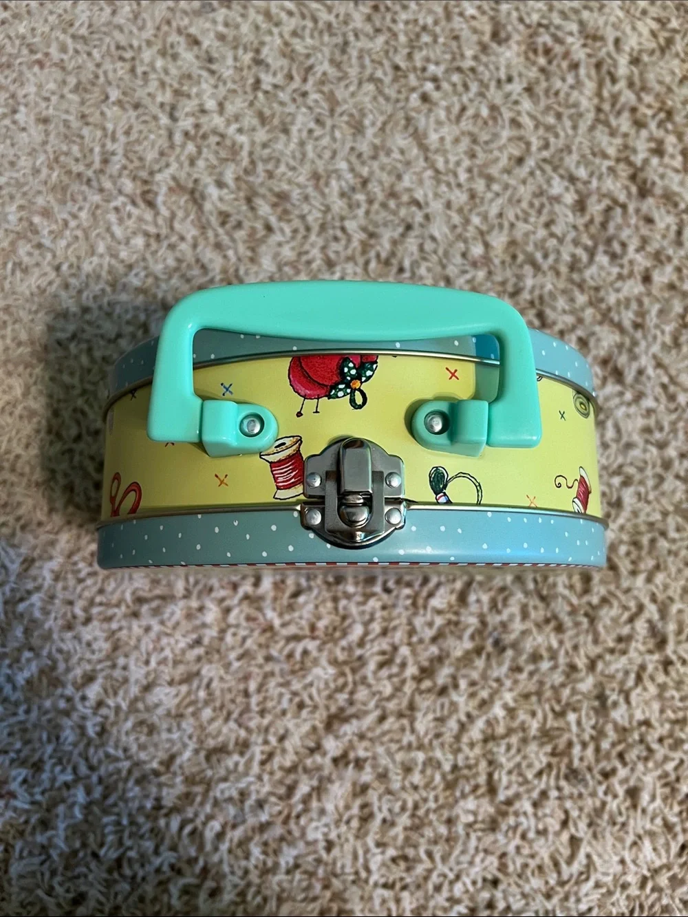 Mary Engelbreit Sewing-Themed Tin Container for